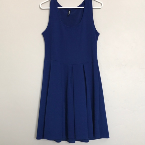❌ GONE ❌ NWOT Royal blue fit & flare dress - Picture 3 of 6